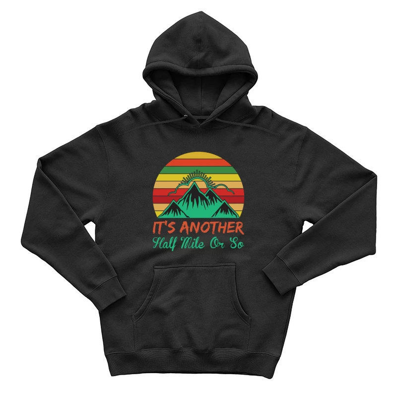 Paysage de montagne avec coucher de soleil Homme Sweat à capuche