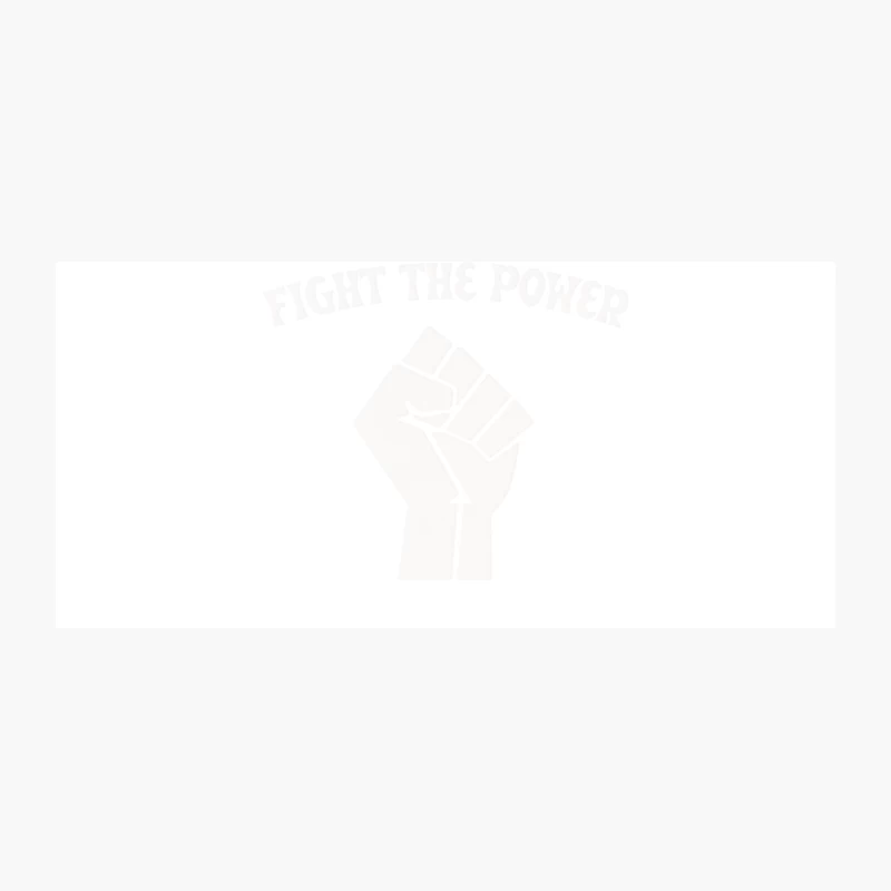 Fight The Power - FadedVintage Style Black Power Fist 2 Coffee Mug