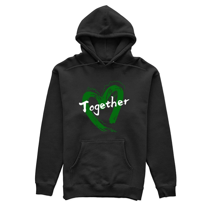 Zusammen Herz Kunst Damen Pullover Hoodie
