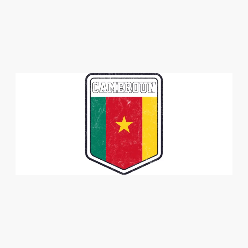 Cameroun  Vintage Look Flag Design Coffee Mug