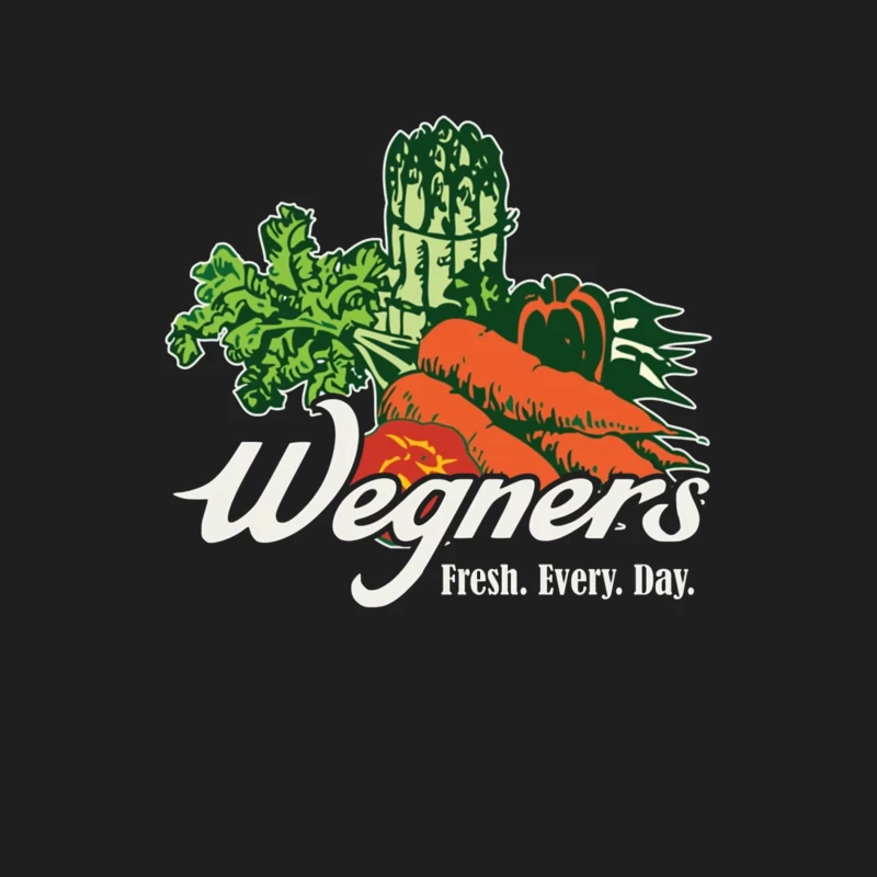 Wegner's Fresh Daily Vegetable Market Logo Male Tank Top