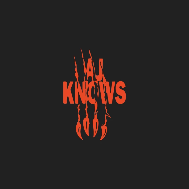 Fiery Red Typography: Abstract Slogan Design Bucket Hat