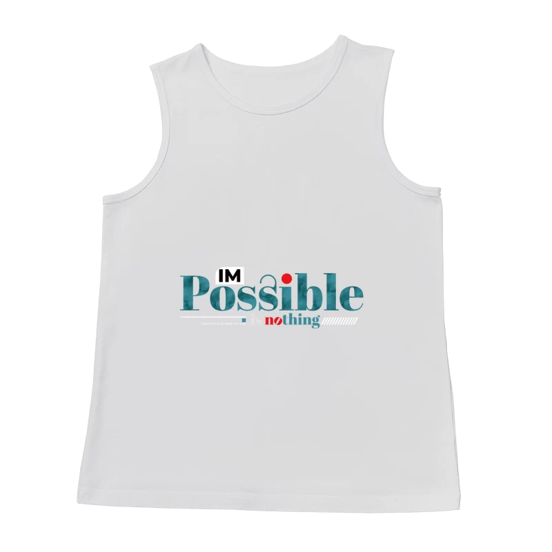 Motivierendes Design mit inspirierenden Worten Herren Tanktops