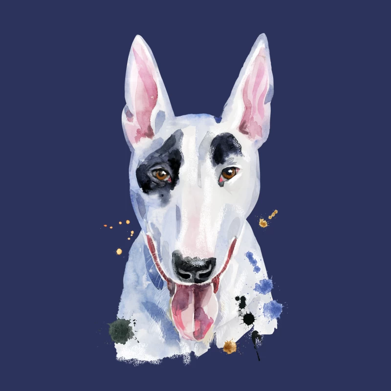 Portrait artistique de bouledogue Femme T-Shirt