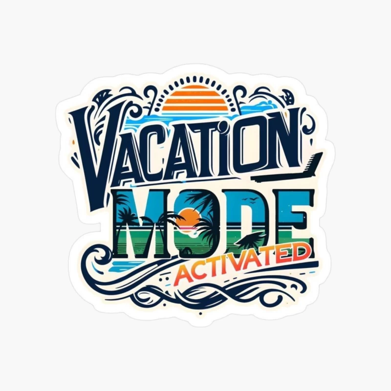 Vacation Mode Activated: Embrace Travel and Relaxation Cotton Tote Bag