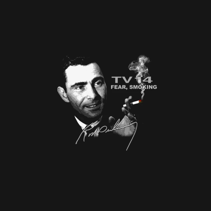 Rod Serling - Fear and Smoking Desk Mat