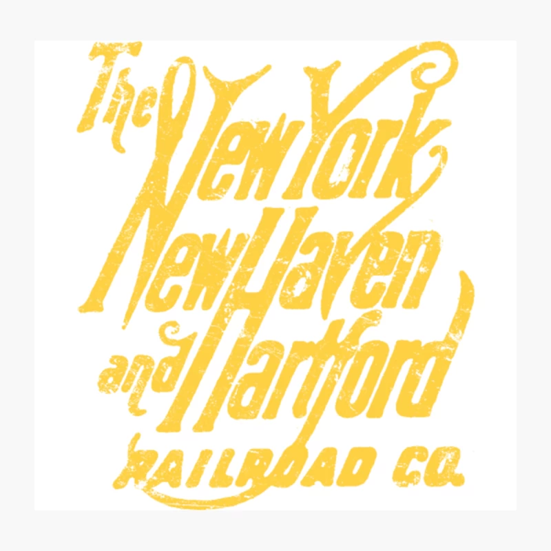 New York, New Haven and Hartford Railroad Throw Pillow