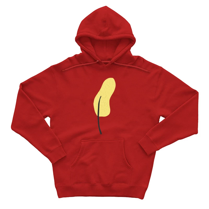 Feuille abstraite sur fond texturé Homme Sweat à capuche