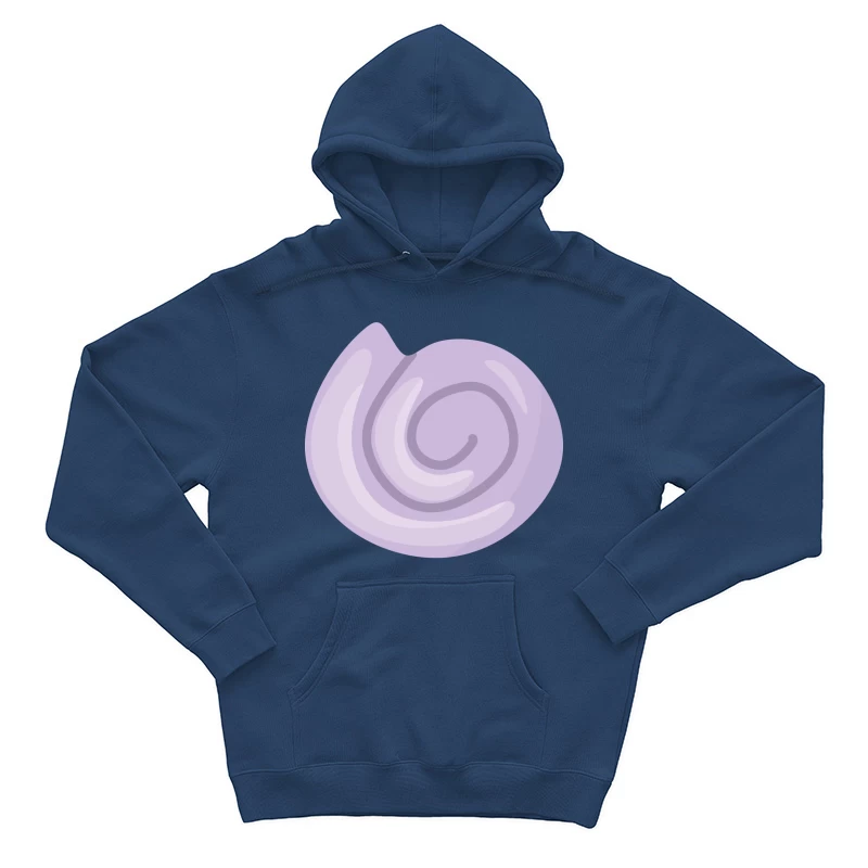 Spirale de coquillage violet Homme Sweat à capuche