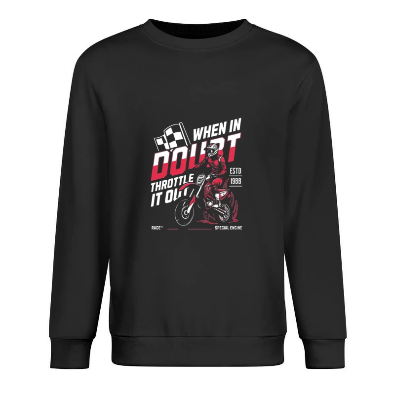Conduite extrême à moto Homme Sweat-shirt à enfiler
