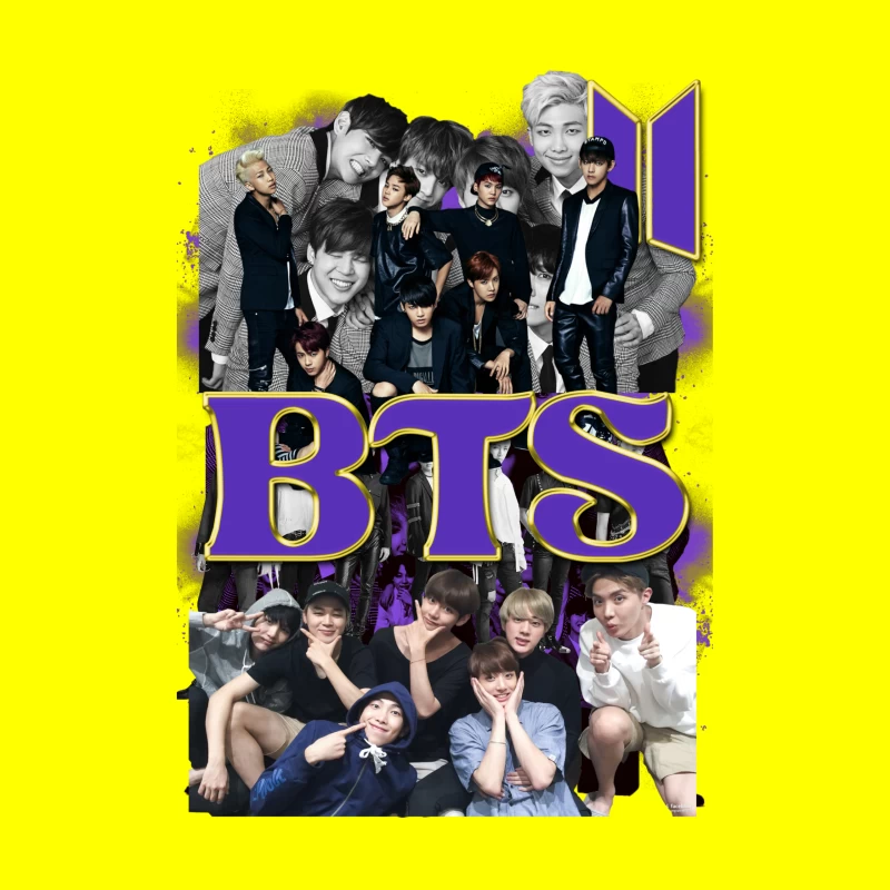 BTS: A Global K-Pop Phenomenon Throw Pillow