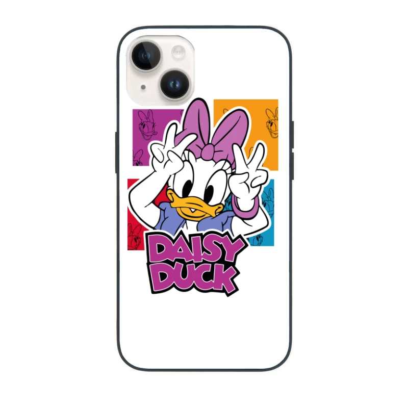 Retro Cartoon Duck – Playful & Nostalgic Design iPhone Case