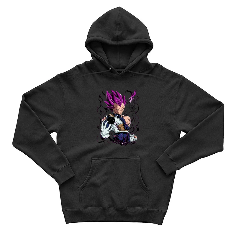 Krieger mit violetter Energie Herren Pullover Hoodie