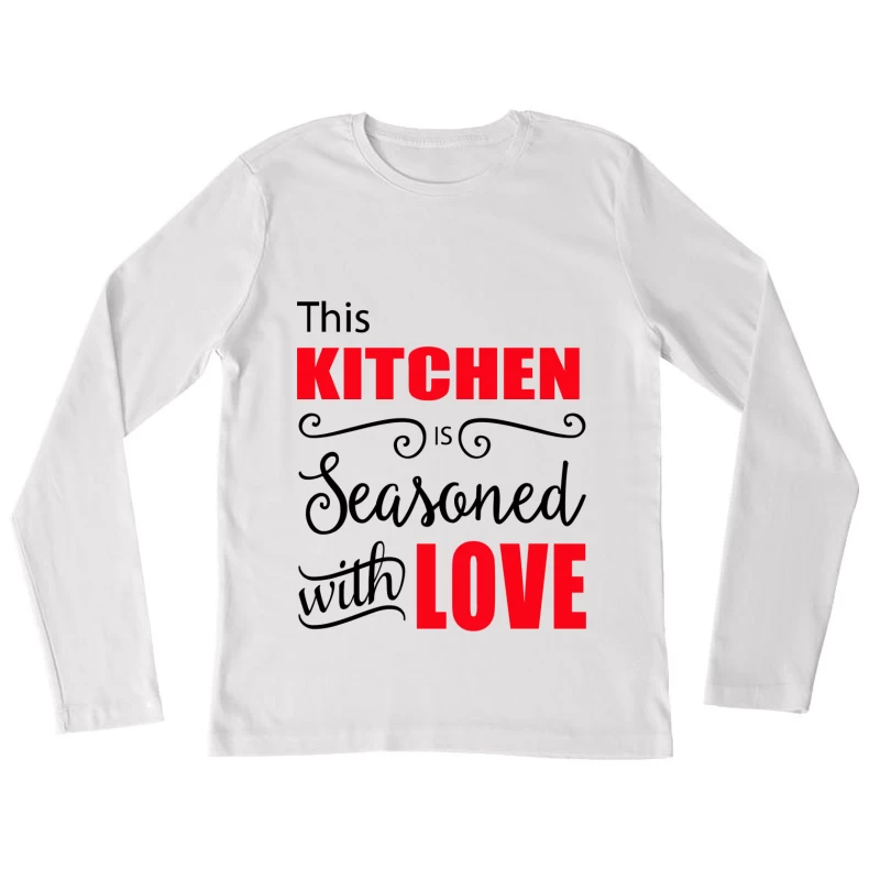Amour de la cuisine moderne Femme Manches Longues T-Shirt