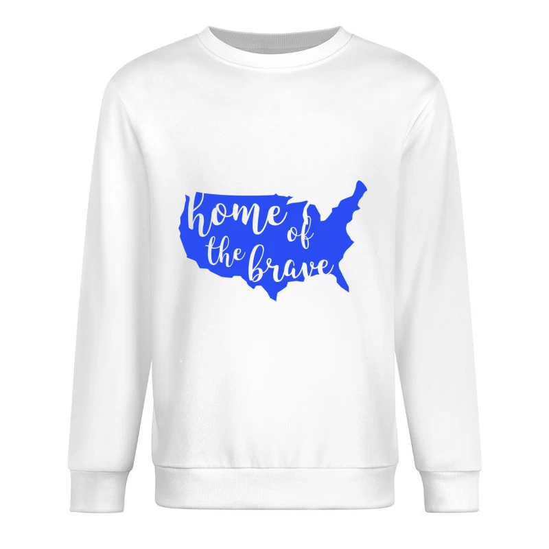 Carte des États-Unis: Maison des braves Homme Sweat-shirt à enfiler