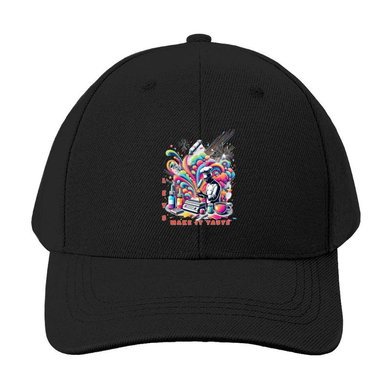 Psychedelic Chef's Culinary Creation Explosion Baseball Cap