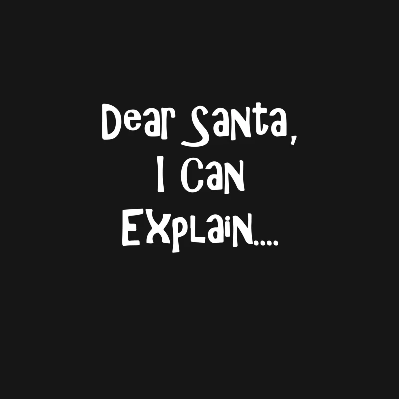 Dear Santa, I Can Explain Desk Mat