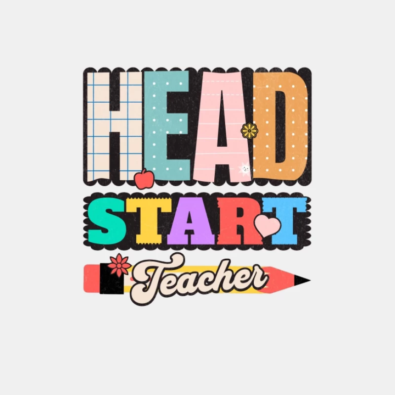 Head Start Lehrer Design Herren Tanktops