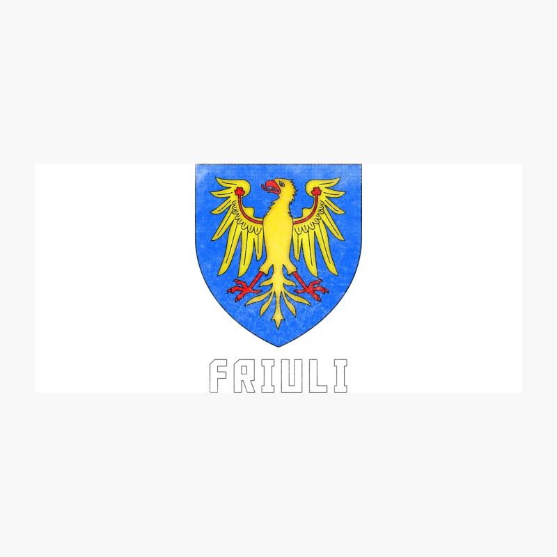 Friuli Venezia Giulia  Coat of Arms  Vintage Style Coffee Mug