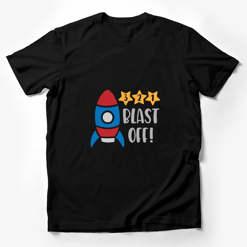 Compte à rebours de fusée ludique Homme T-Shirt
