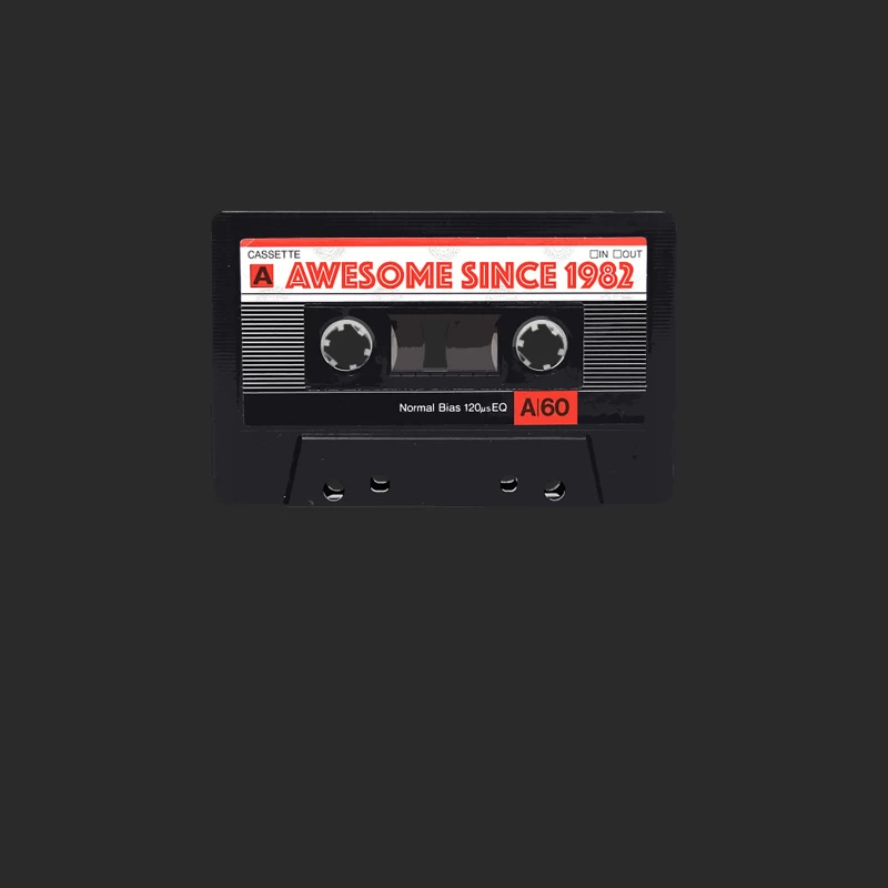 Classic Cassette Tape Mixtape - Awesome Since 1982 Birthday Gift Baseball Cap