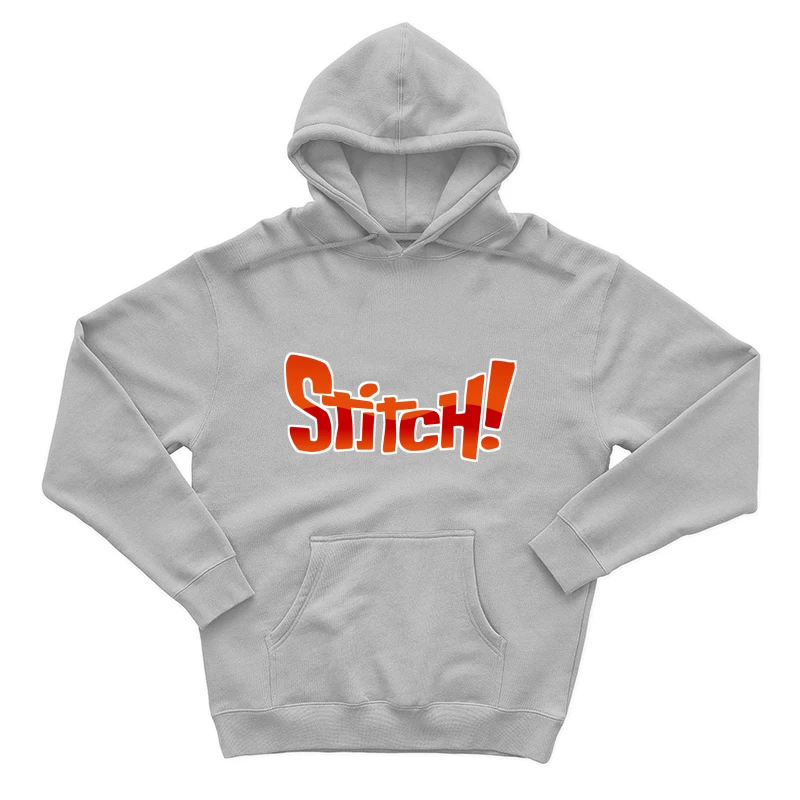 Stitch Logo from Lilo & Stitch Male Pullover Hoodie
