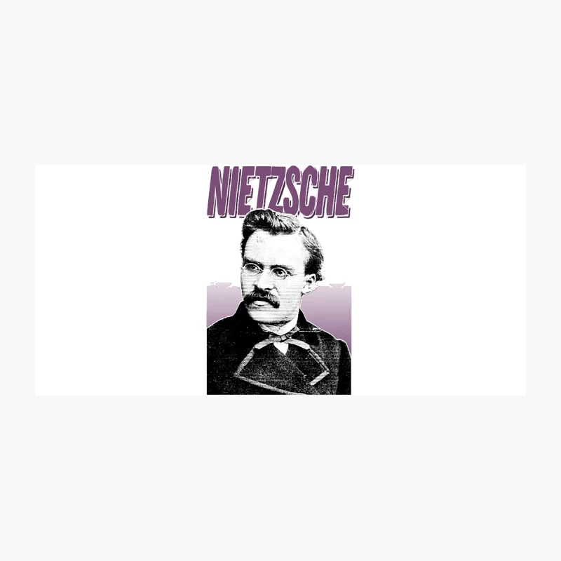 Friedrich Nietzsche Graphic Design Hipster Statement Coffee Mug
