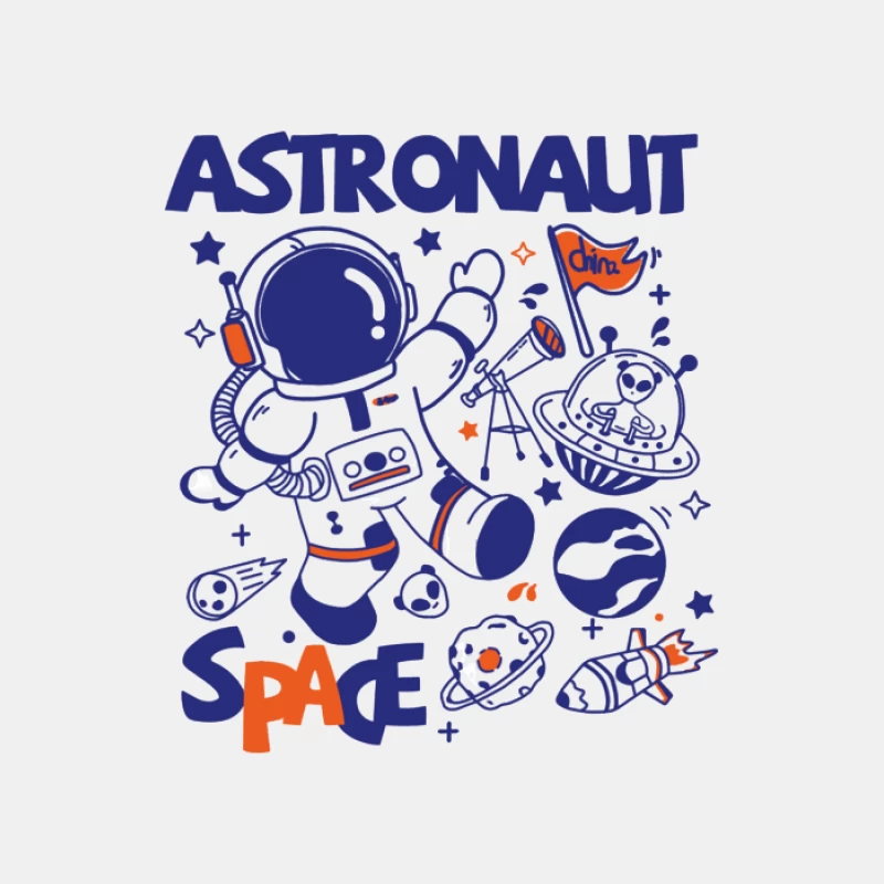 Astronaut im Weltraum mit Rakete und Planeten Herren Tanktops