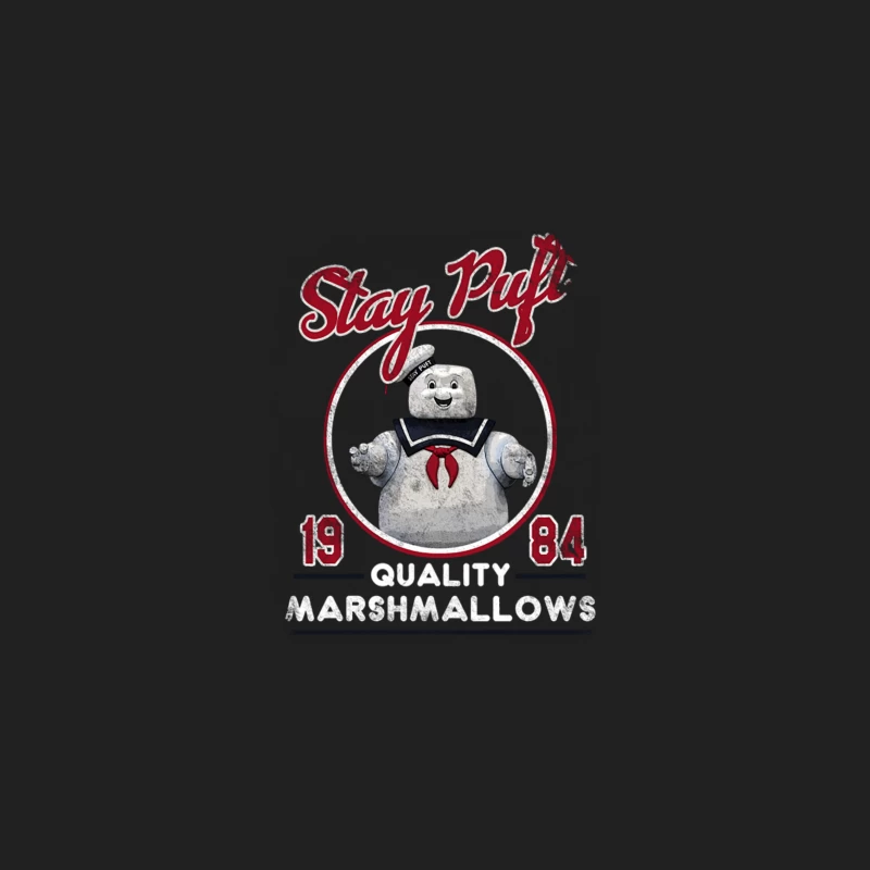 Stay Puft Marshmallows, distressed Bucket Hat