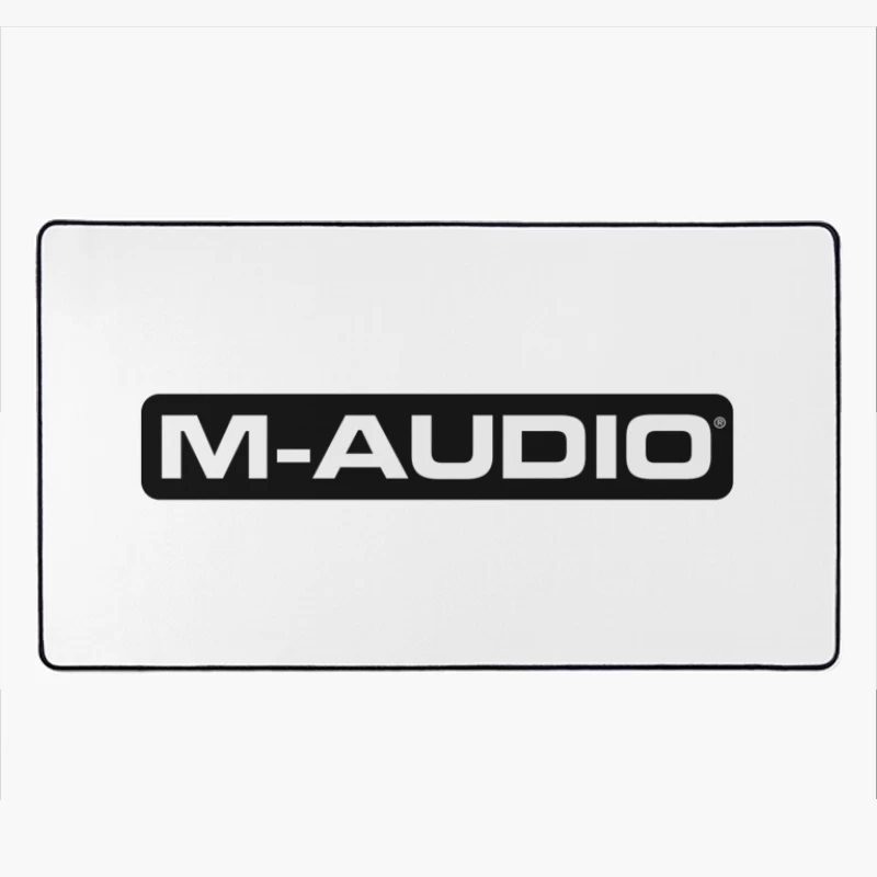 M-Audio Professional Audio Equipment Brand Logo Desk Mat