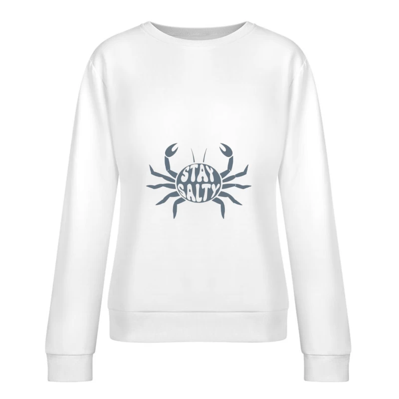 Rimani salato design di granchio Felpa pullover Donna