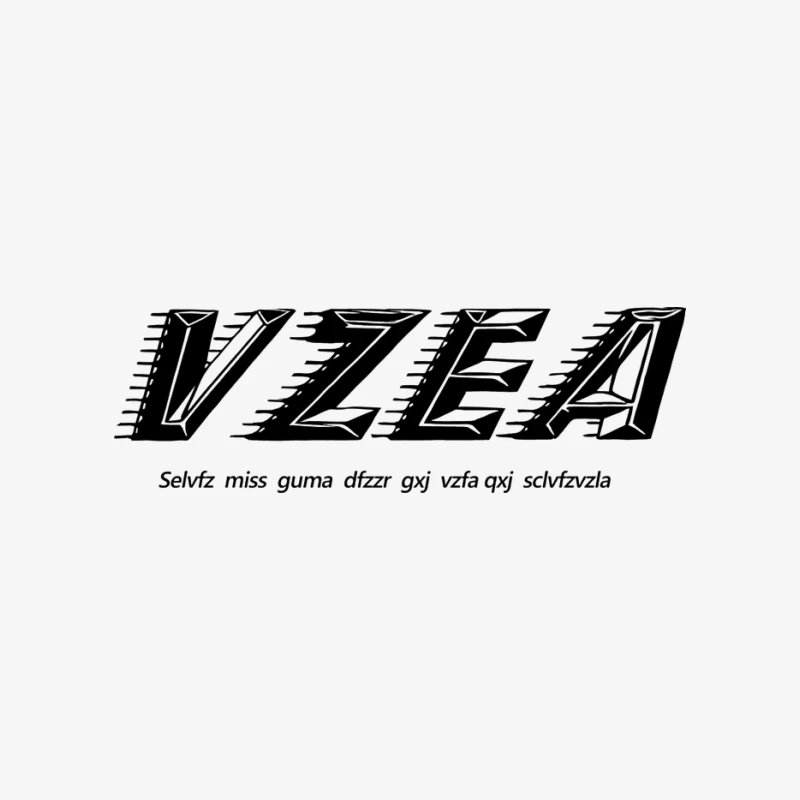 VZEA Design mit Slogan Herren Pullover Sweatshirt