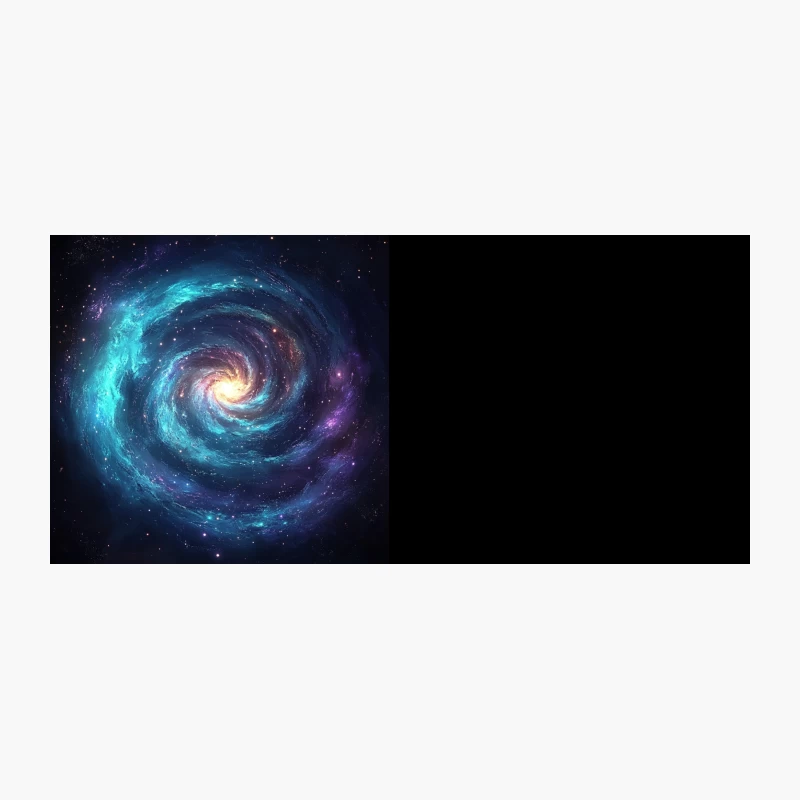 Swirling Cosmic Spiral: A Mesmerizing View of a Galactic Wonder Coffee Mug