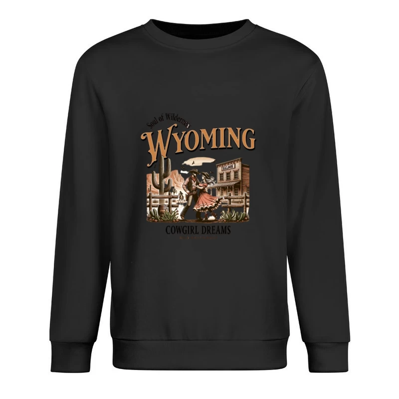 Danse Western dans le Wyoming Homme Sweat-shirt à enfiler