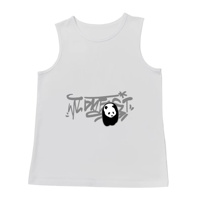 Graffiti-Panda-Design Herren Tanktops