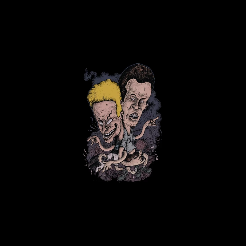 Beavis and Butt-Head Cartoon Art Desk Mat