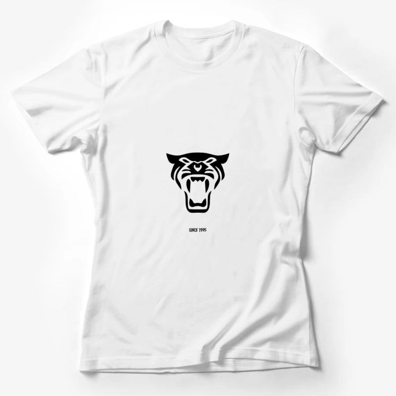 Tiger Kopf Design seit 1975 Damen T-Shirt