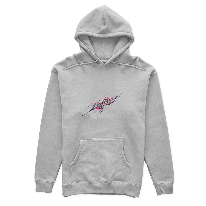 Abstract Colorful Splash Design Female Pullover Hoodie