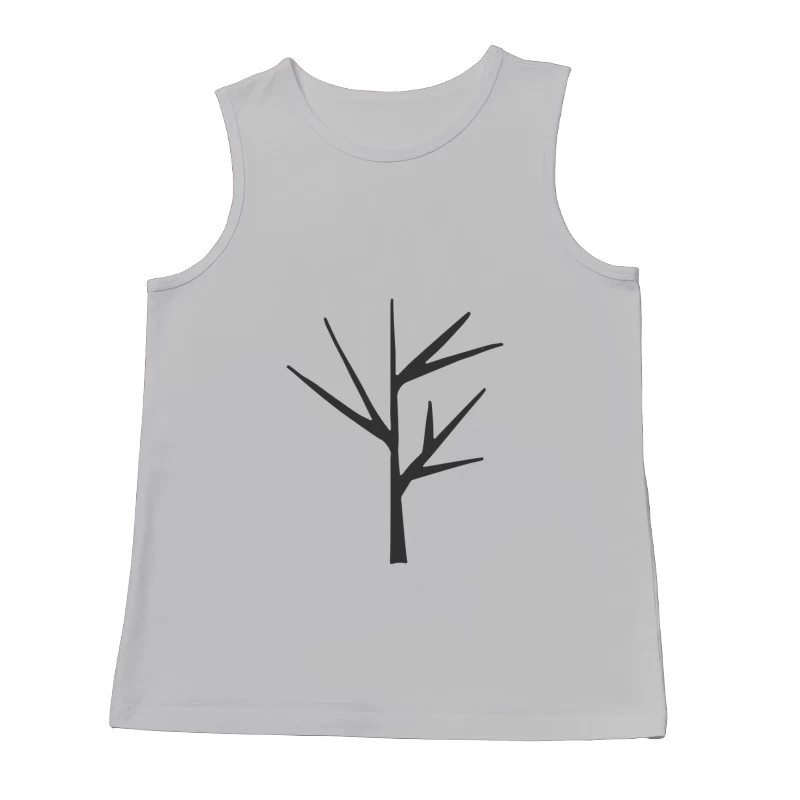 Silhouette d'arbre simple Homme Débardeur