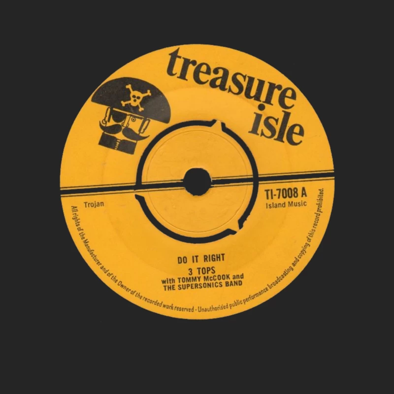 Treasure Isle Records Male Pullover Sweatshirt