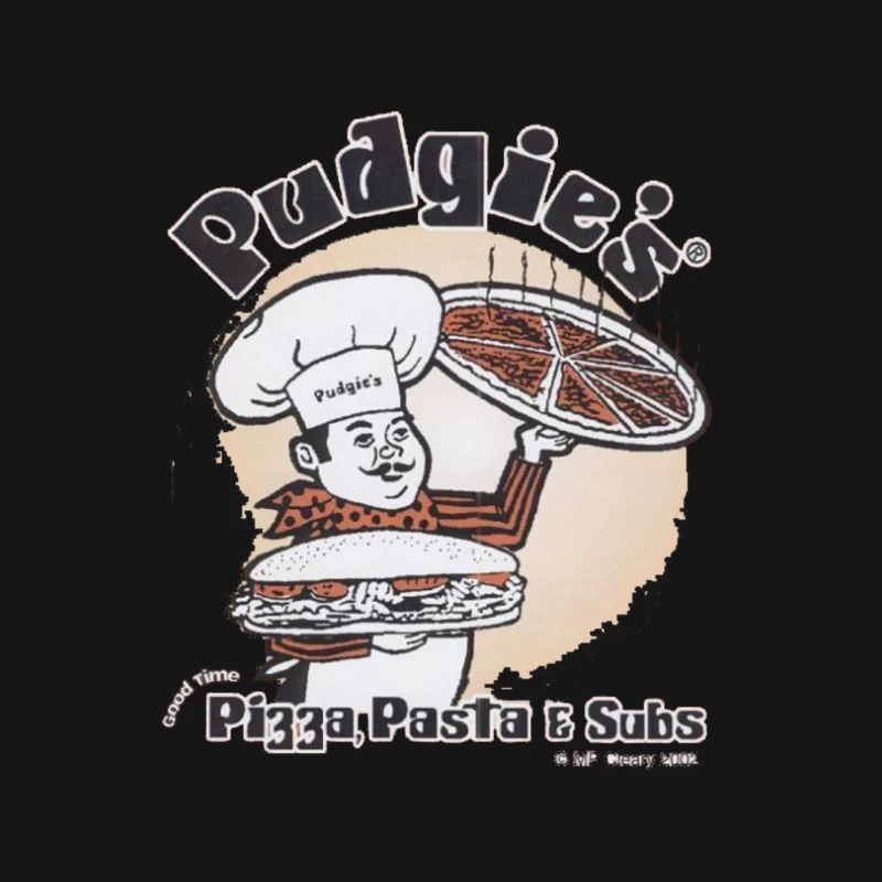 Pudgy Pizza 6 Male T-Shirt