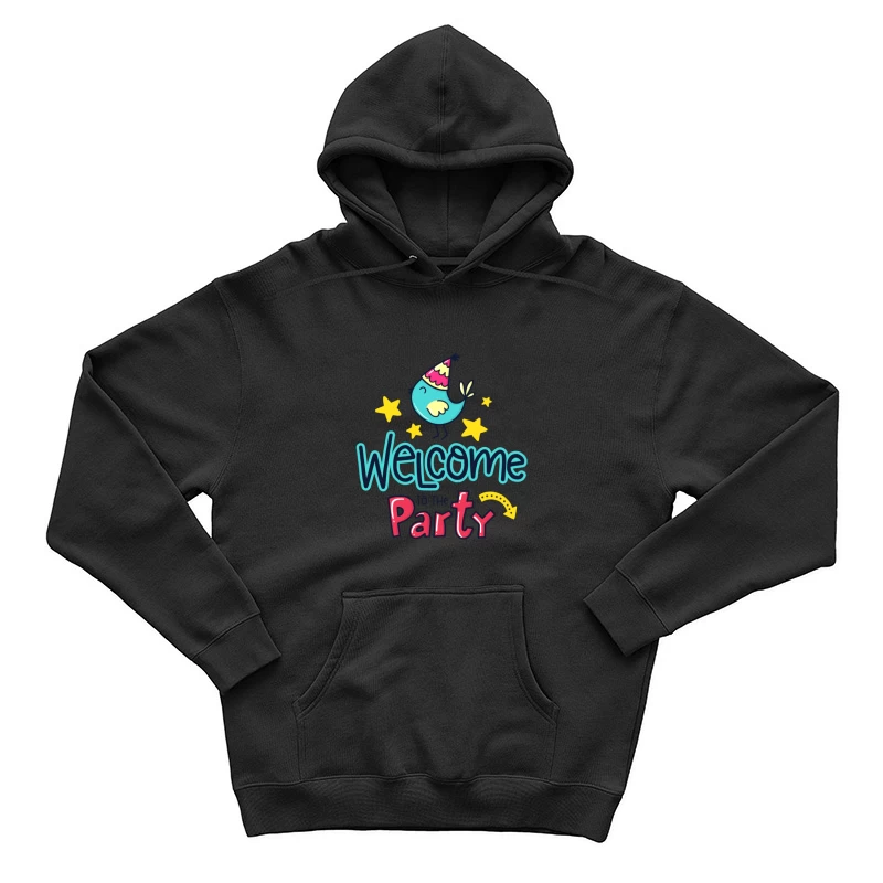 Bienvenue à la fête avec un oiseau joyeux Homme Sweat à capuche