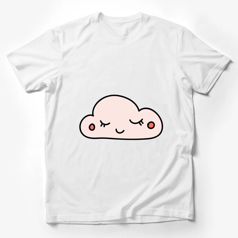 Nuage Kawaii avec Visage Calme Homme T-Shirt