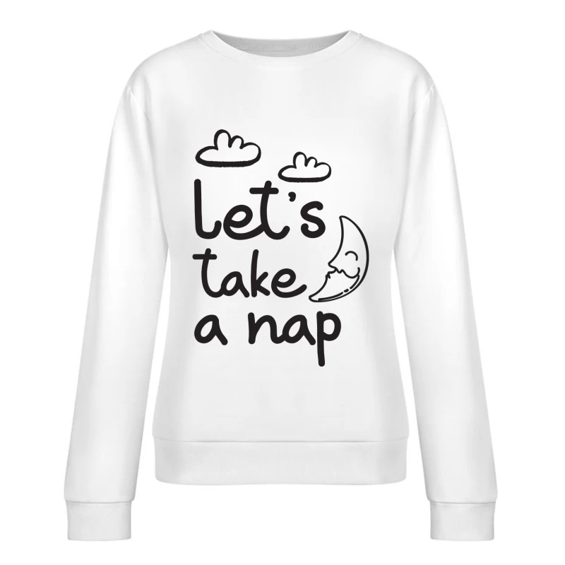 Invitation à une sieste paisible Femme Sweat-shirt à enfiler