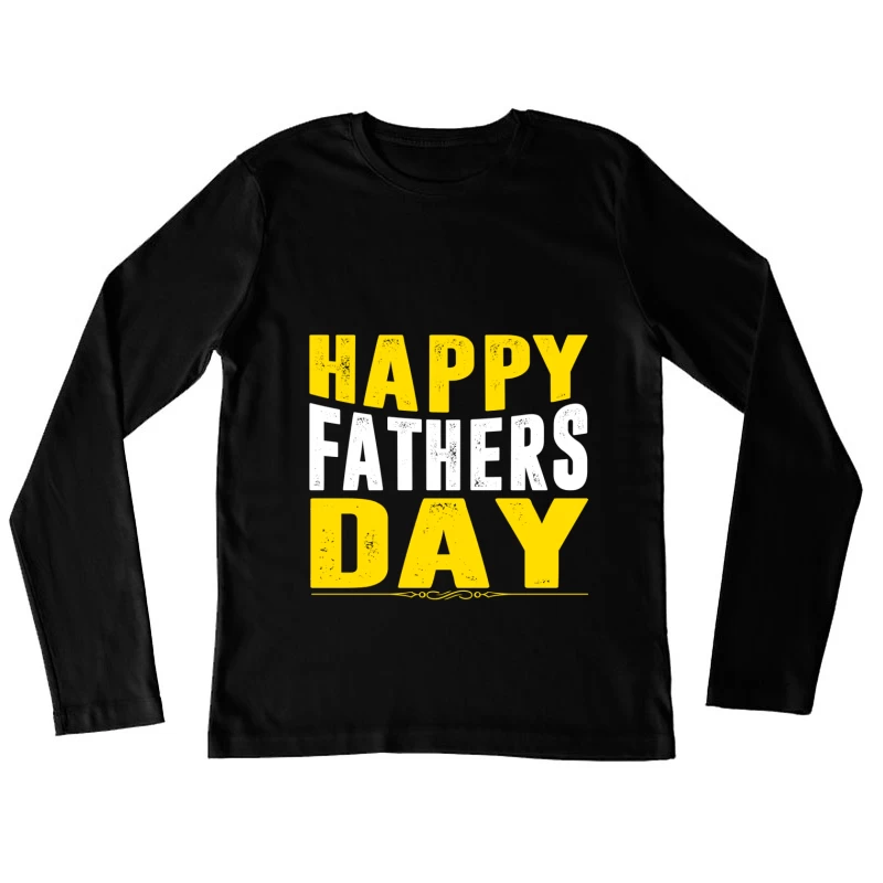 Célébration de la fête des pères avec style Femme Manches Longues T-Shirt