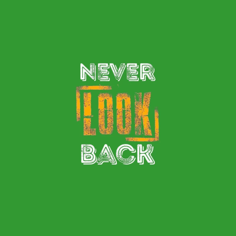 Never Look Back Motivation Pin
