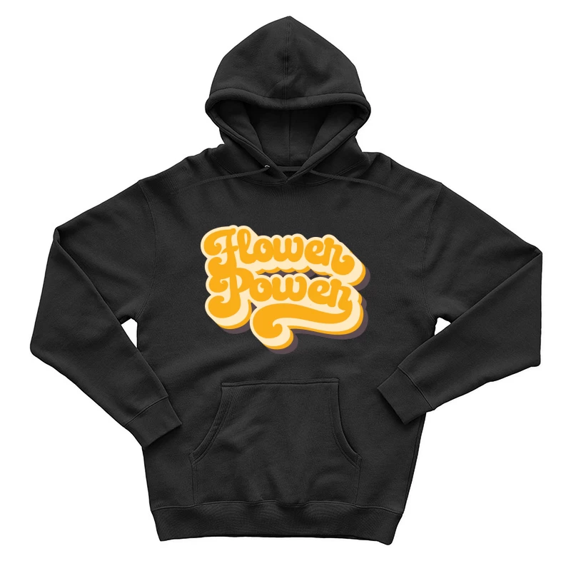 Flower Power Retro Design Herren Pullover Hoodie