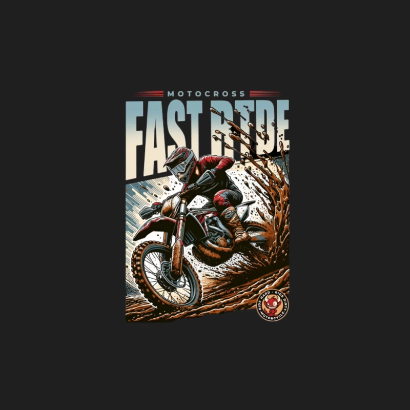 Course rapide de motocross dans la boue Homme Débardeur