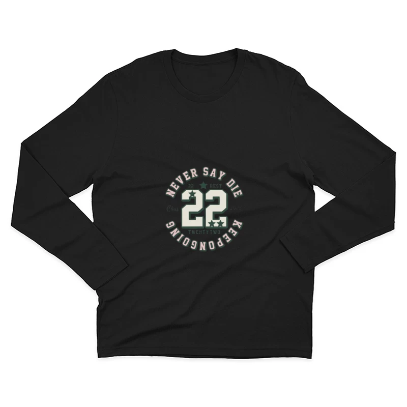 Design de diplômé 2022 Homme Manches Longues T-Shirt