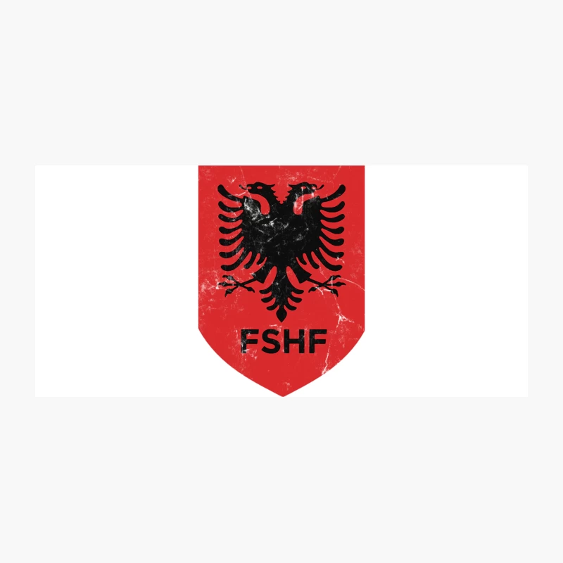 Albanian National Football Team Emblem with Double-Headed Eagle Coffee Mug